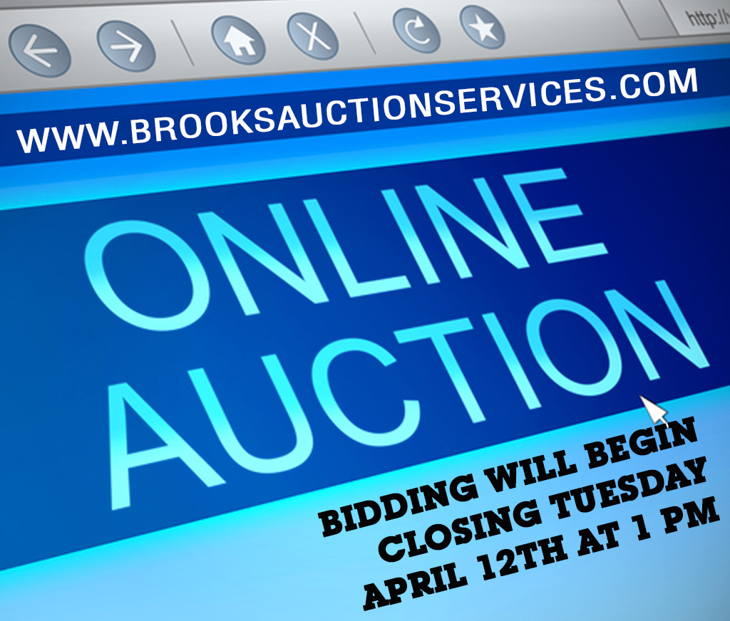 Bidding Begins Closing April 12th at 1pm